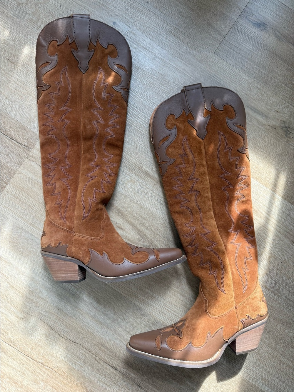 DINGO WOMEN'S DRAMA QUEEN SUEDE TALL BOOTS - SNIP TOE NEW